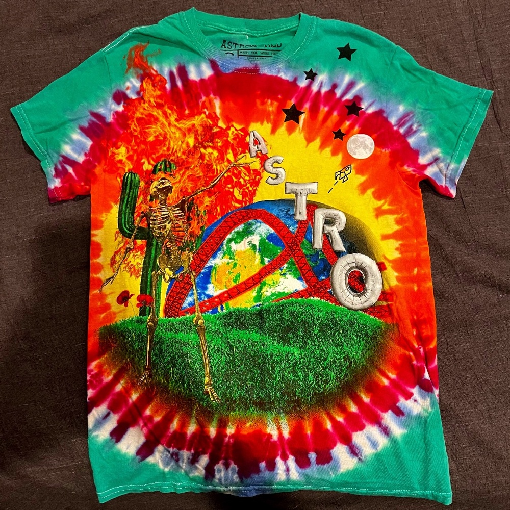 Travis Scott Highest In The Room Tee Tie Dye Men's